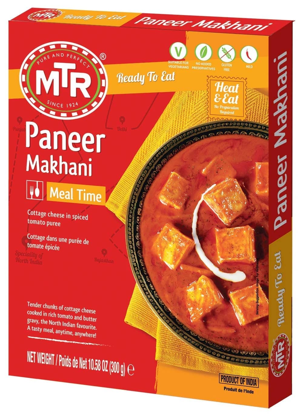 MTR PANEER MAKHANI 300GM - Ready-to-Cook