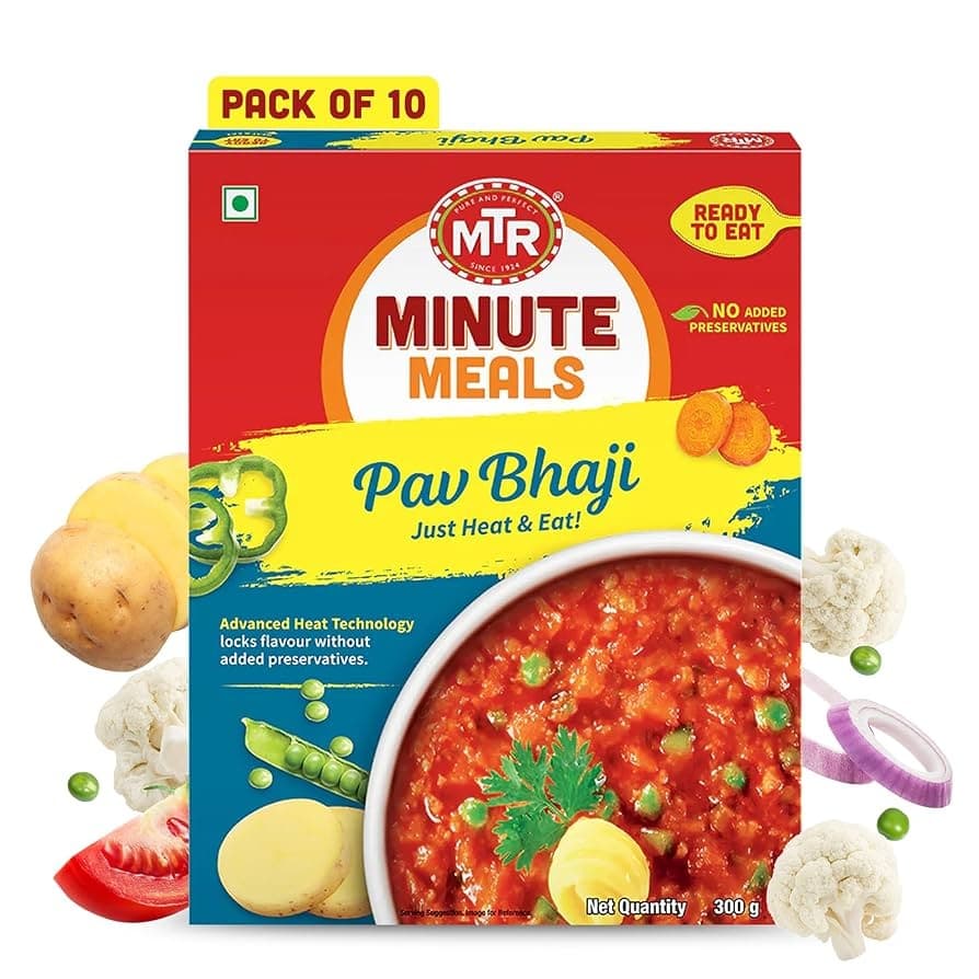MTR PAV BHAJI 300GM - Ready-to-Cook