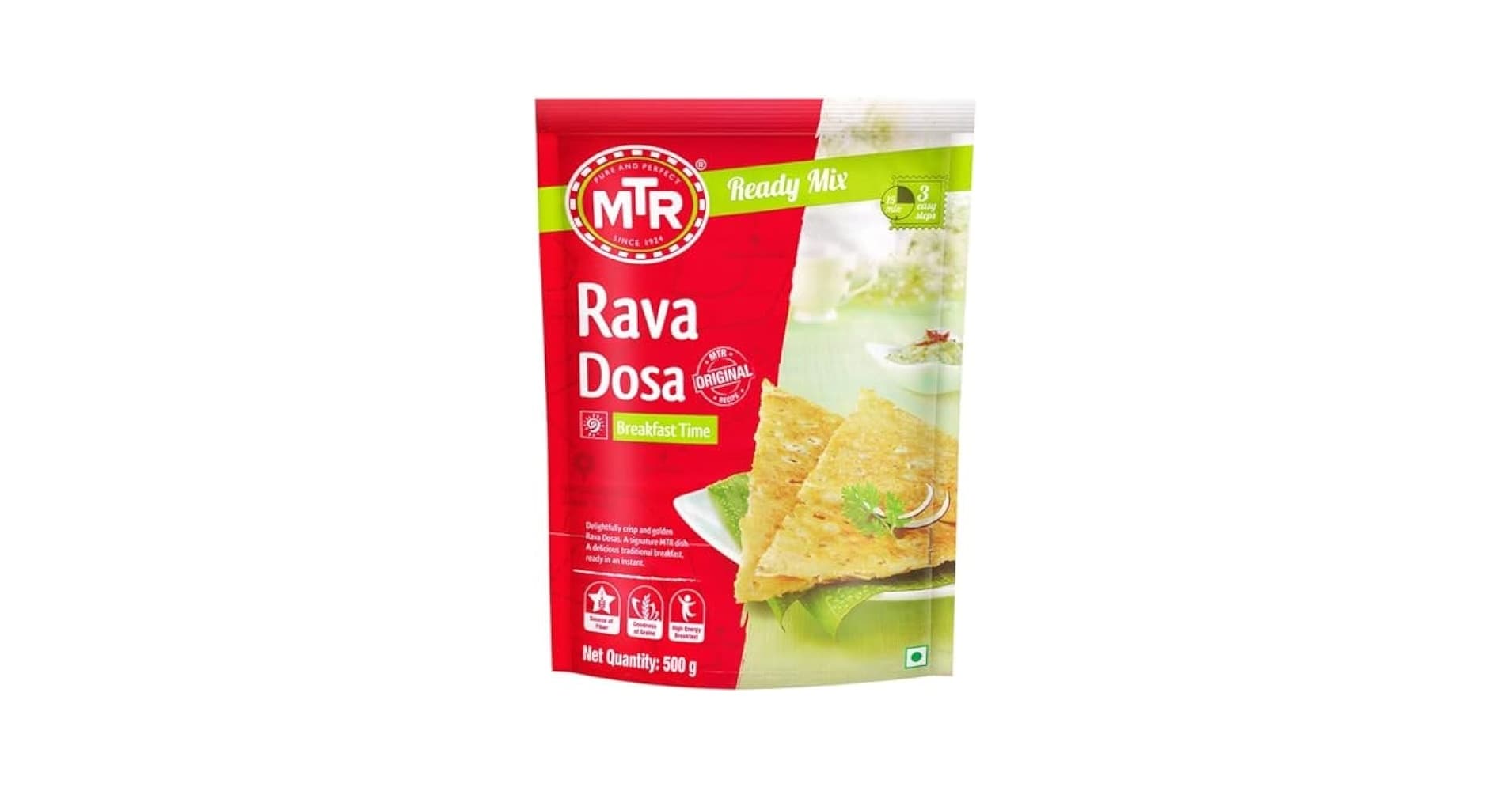 MTR RAVA DOSA MIX 500GM - Ready-to-Cook