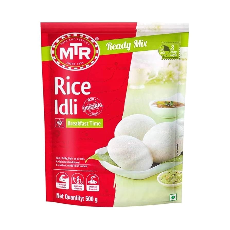 MTR RICE IDLI MIX 500GM - Ready-to-Cook