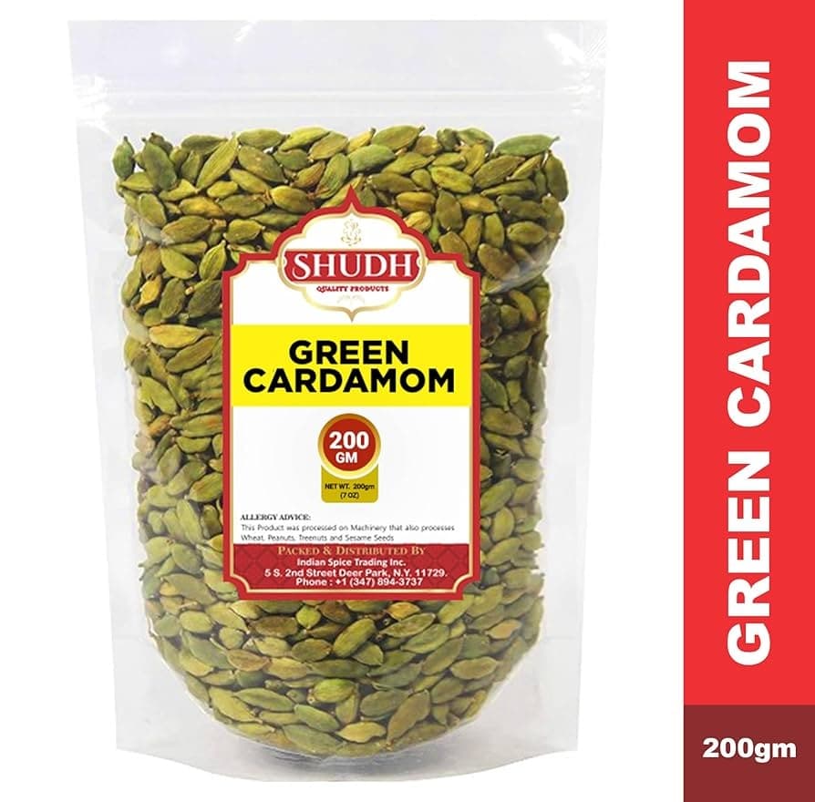 NM GREEN CARDAMOM 200GM - Spices and Herbs