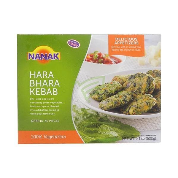 Nanak Hara Bhara Kabab 600g - Frozen