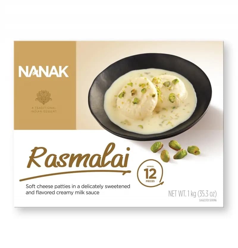 Nanak No Sugar Rasmalai 454g - Snacks