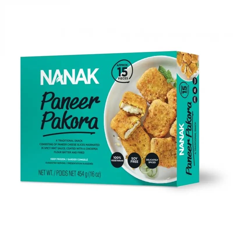Nanak Paneer Pakora 454g - Frozen