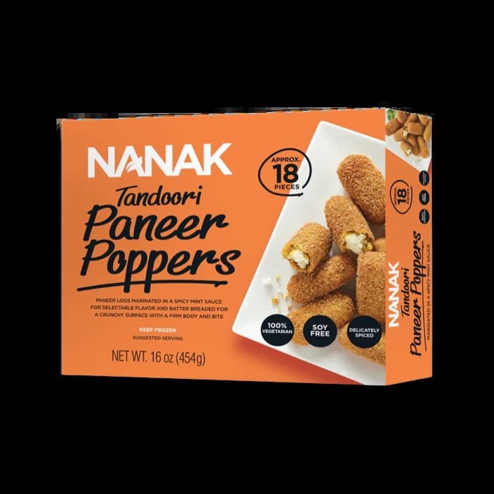 Nanak Tandoori Paneer Poppers 454g - Snacks