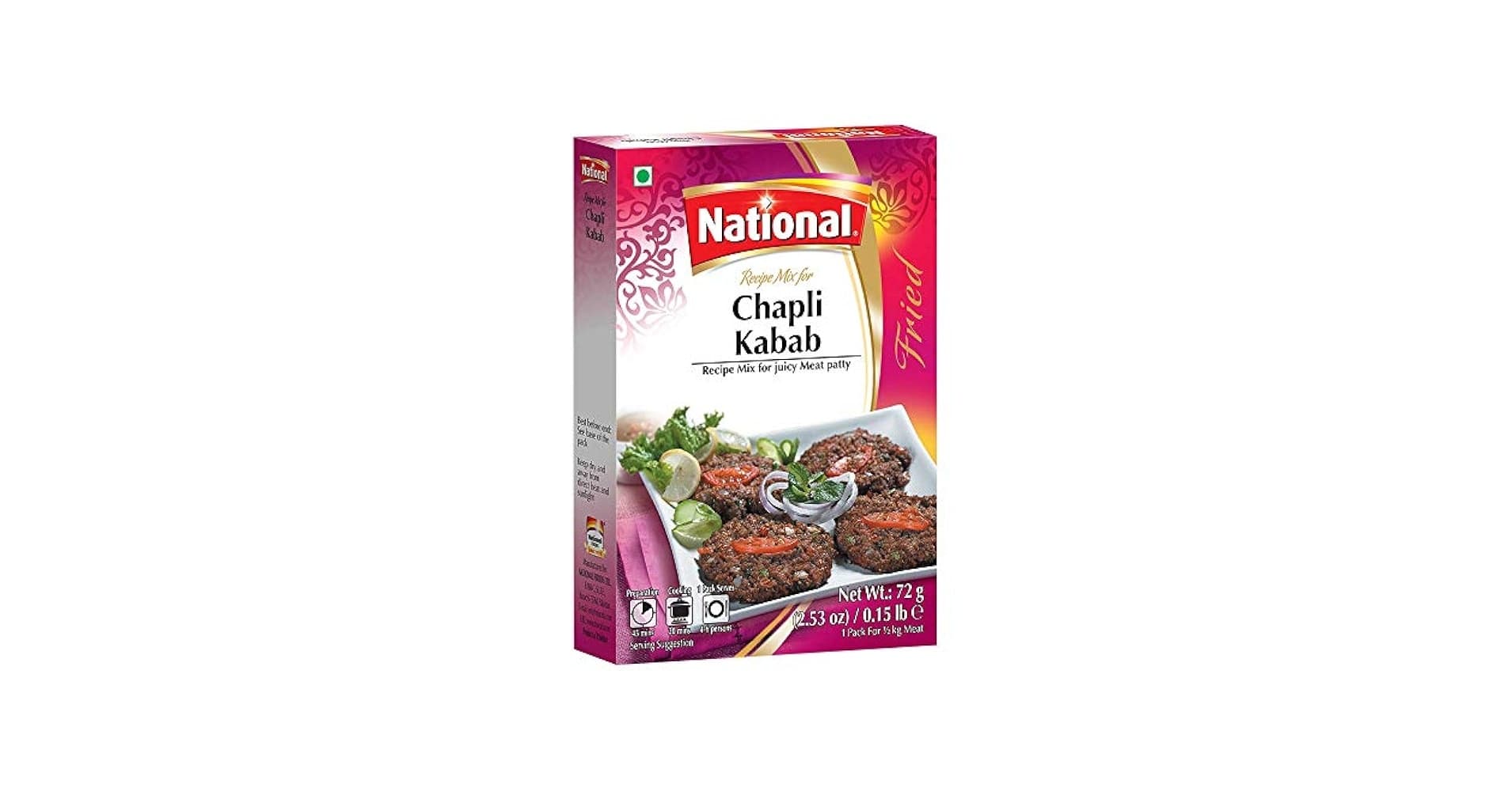 NATIONAL CHAPLI KABAB 72G - Spices and Herbs