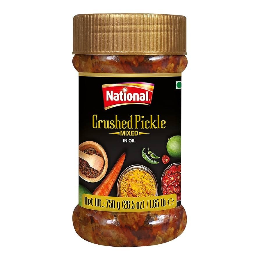 NATIONAL CRUSHED PICKLE 750ML - Condiments