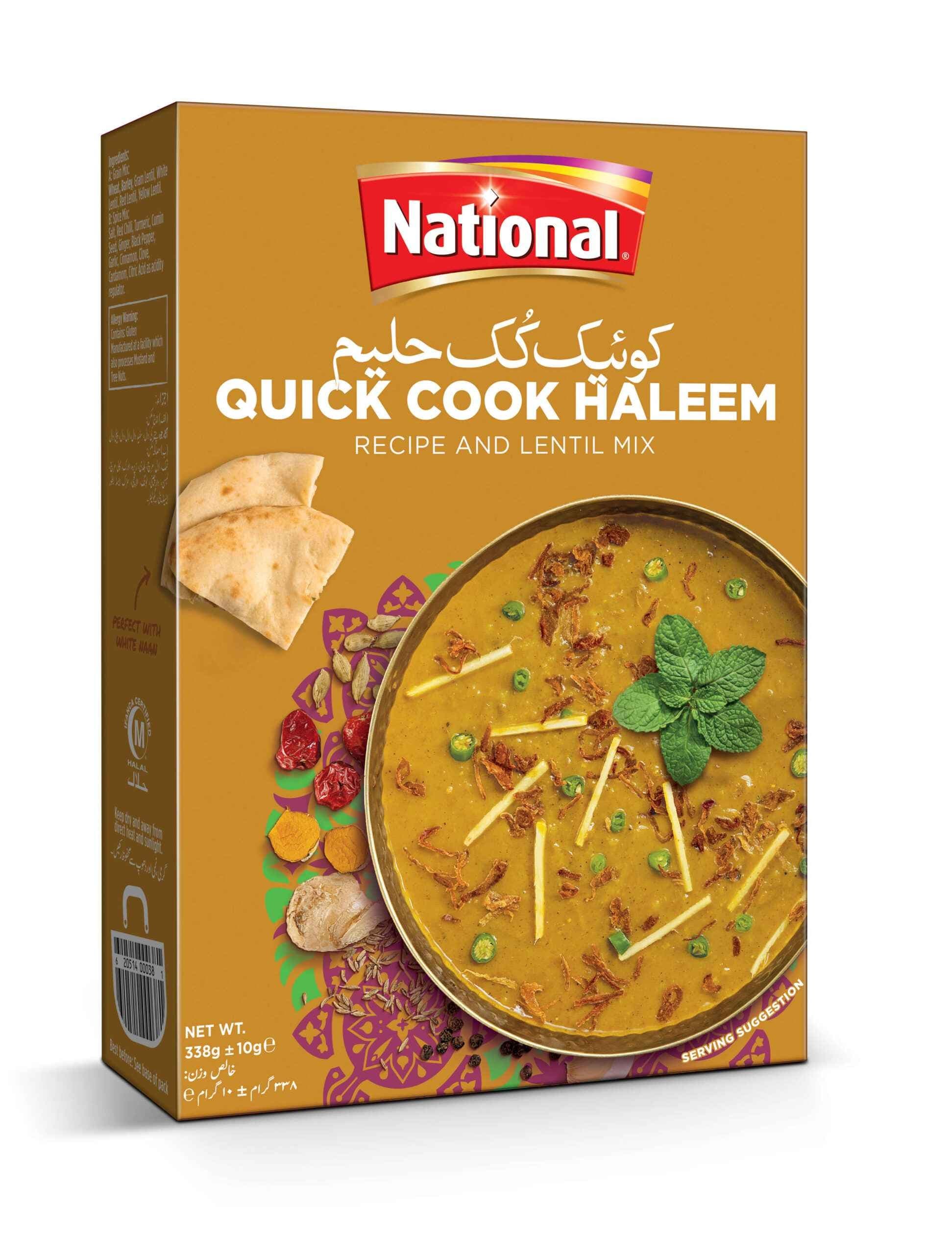 NAT QUICK COOK HALEEM 338GM - Ready-to-Cook