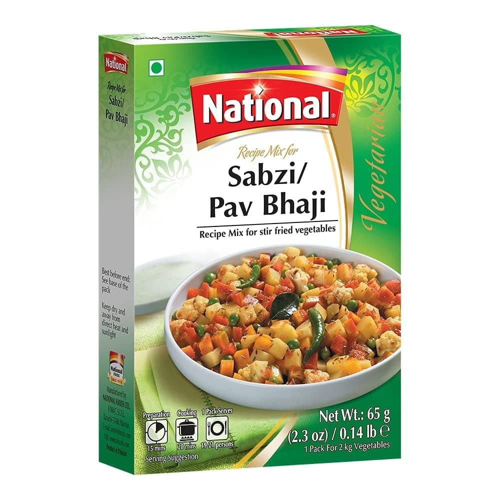 NAT SABZI/PAV BHAJI 65G - Ready-to-Cook