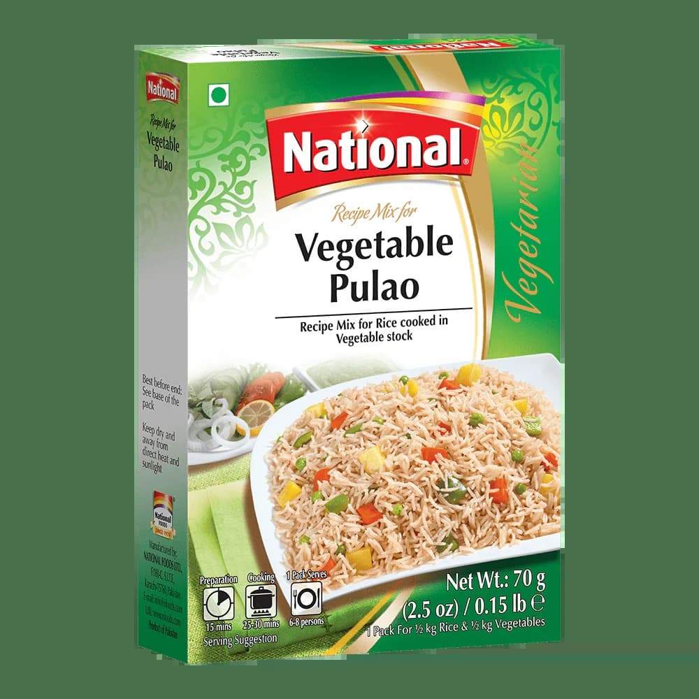 NN VEGETABLE PULAO 70G - Ready-to-Cook