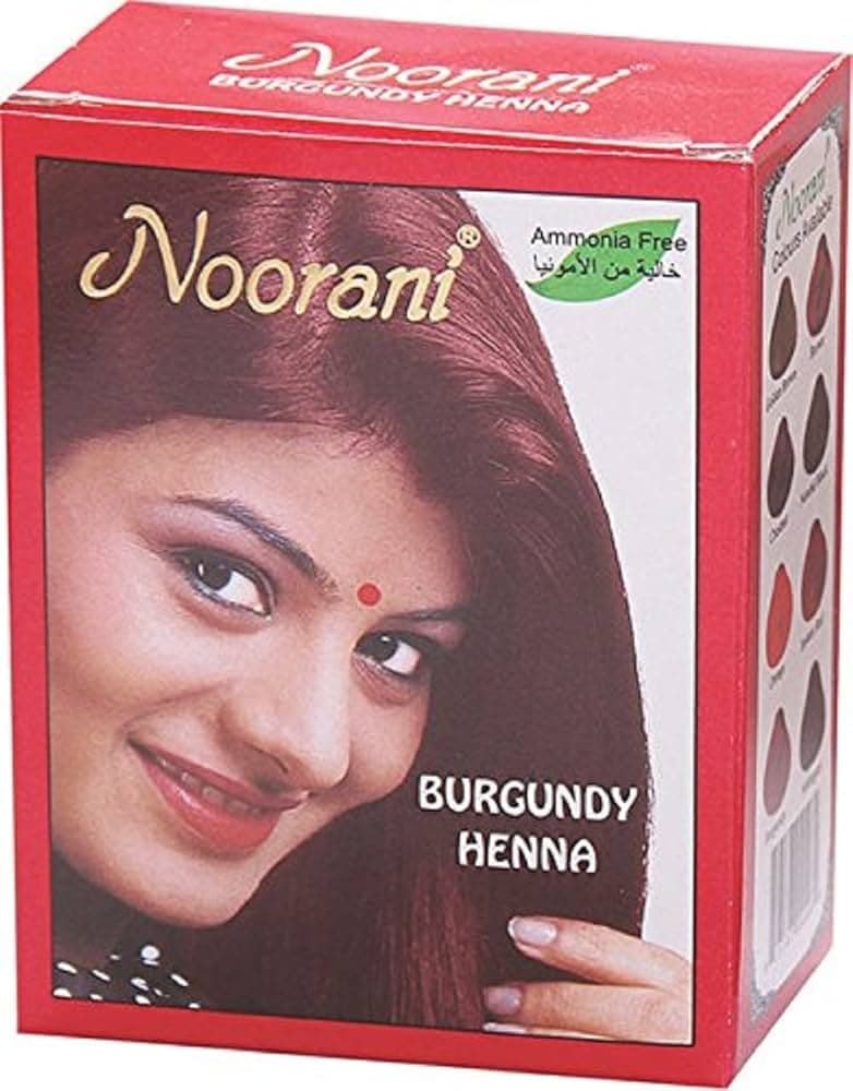 NOORANI BURGANDI HENNA 60 GM - Health & Care