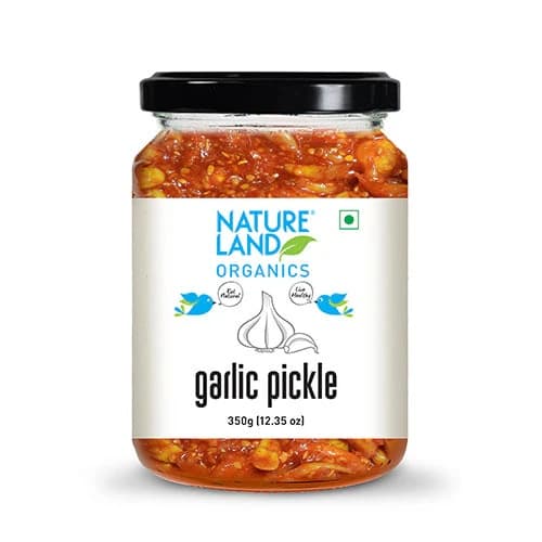 ORG GARLIC PICKLE 350G - Condiments