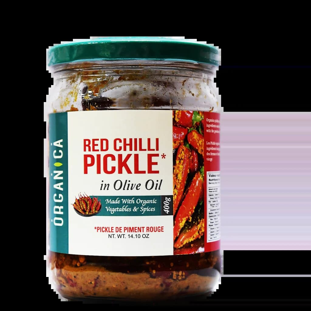 ORGANICA RED CHILLI PICKLE 400G - Condiments