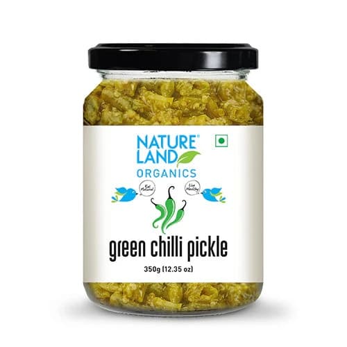 ORGN CHILLI PICKLE 350G - Condiments