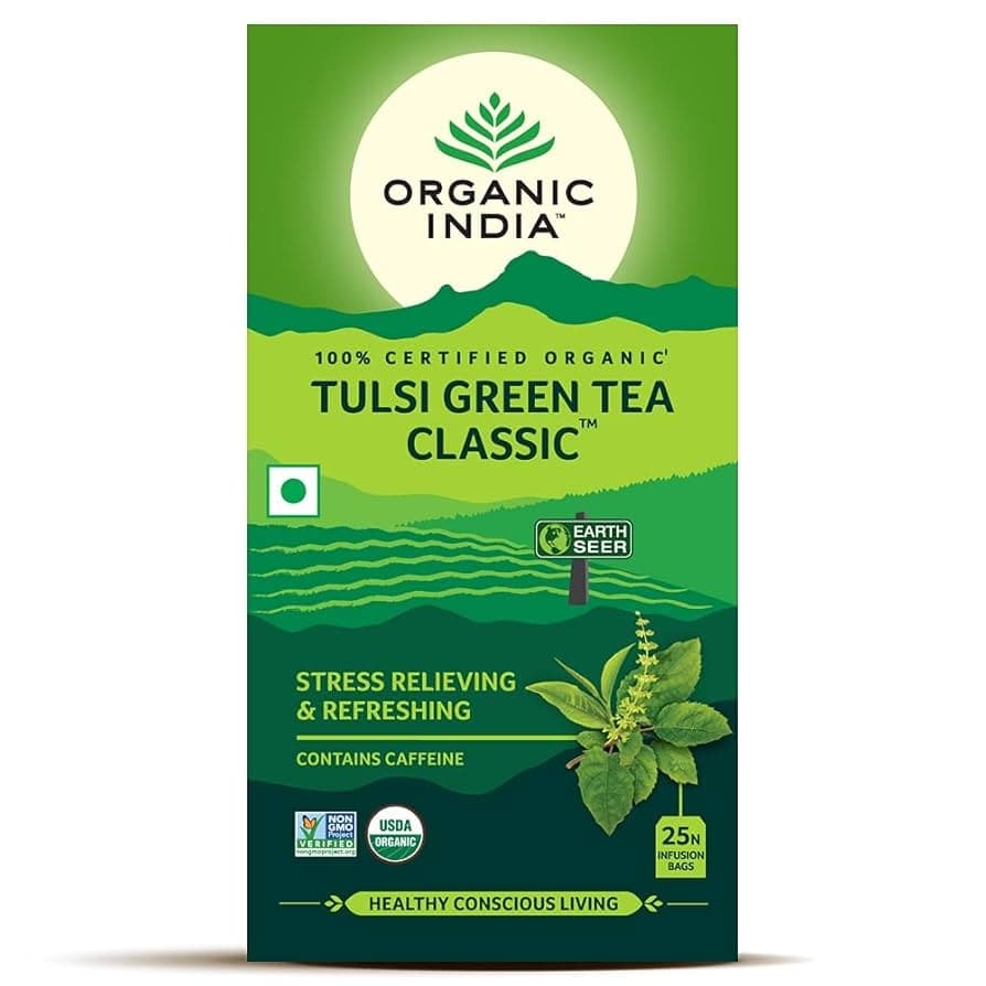 OW'REAL Tulsi Green Tea 25 Bags - Beverages
