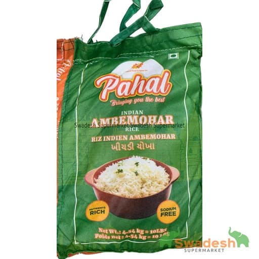 PAHAL AMBEMOHOR RICE 10LB - Flour & Grains