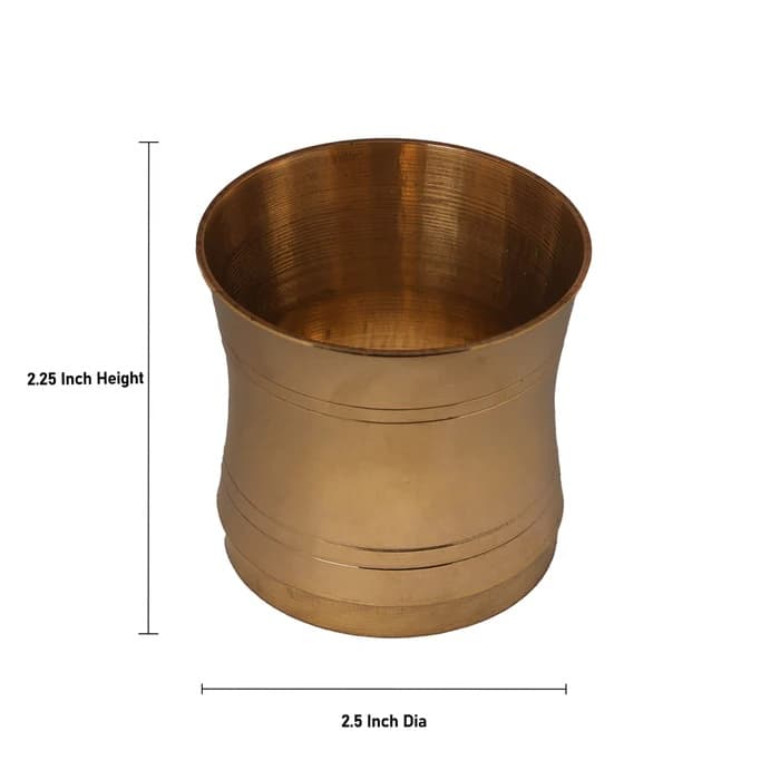 Namaste Panchpatra Brass Cup Big - Religious