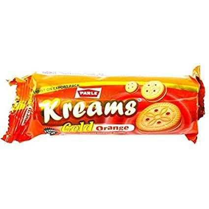 Parle Kreams Orange 66.7g - Snacks