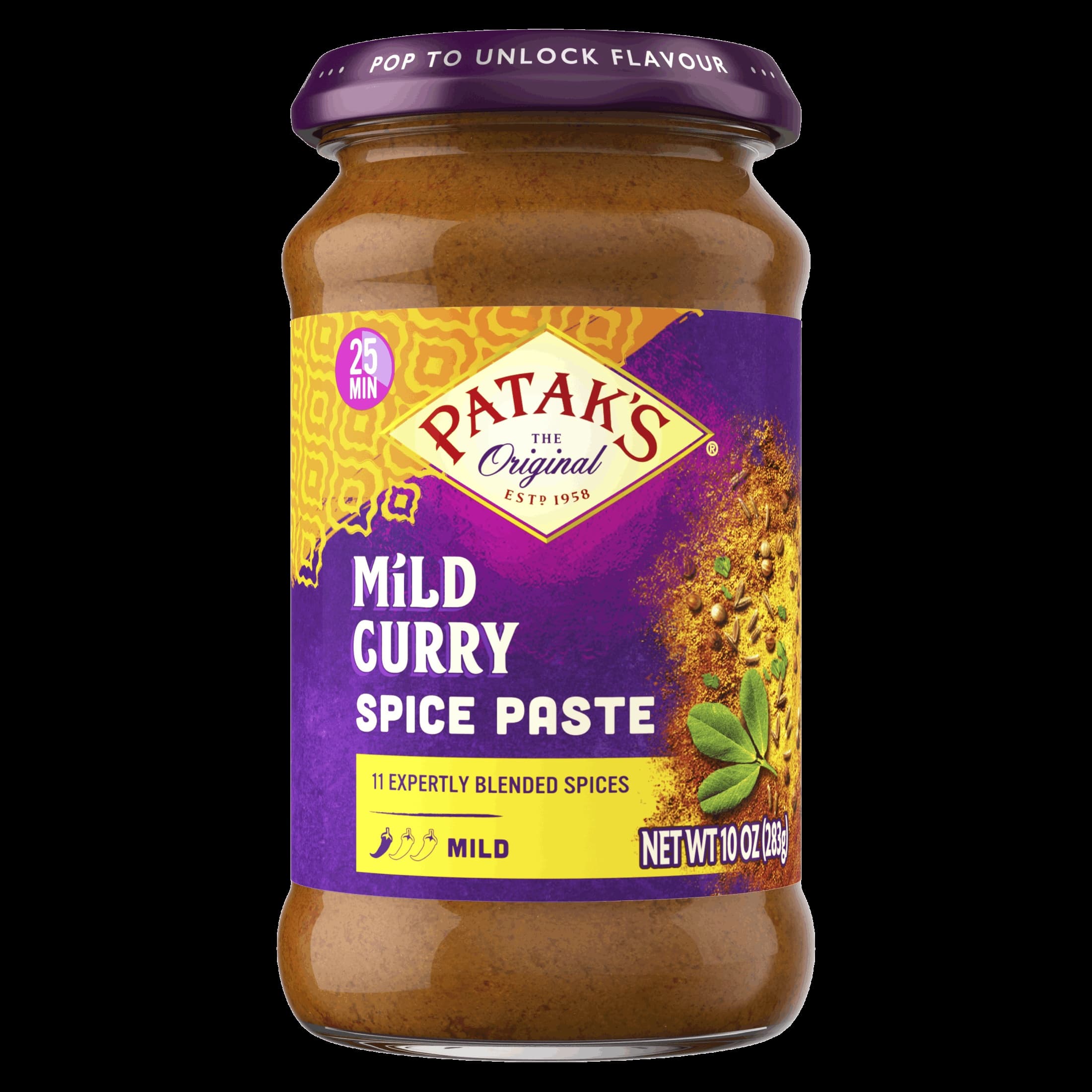 PATAK MILD CURRY PASTE 284ML - Condiments