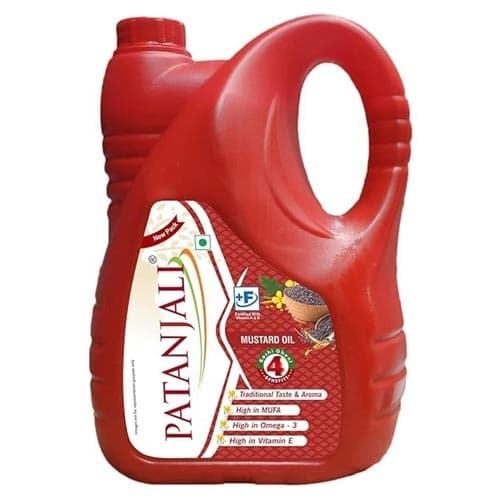 PATANJALI MUSTARD OIL 5L - Cooking Essentials
