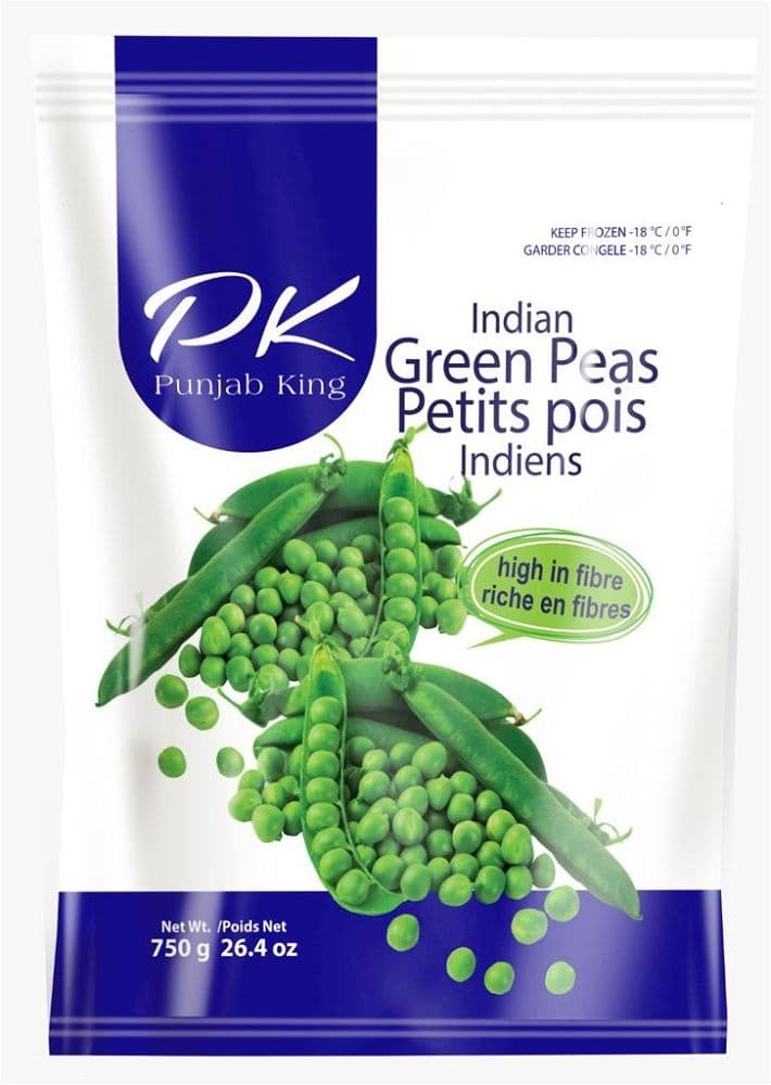 PK GREEN PEAS IND 750GM - Frozen