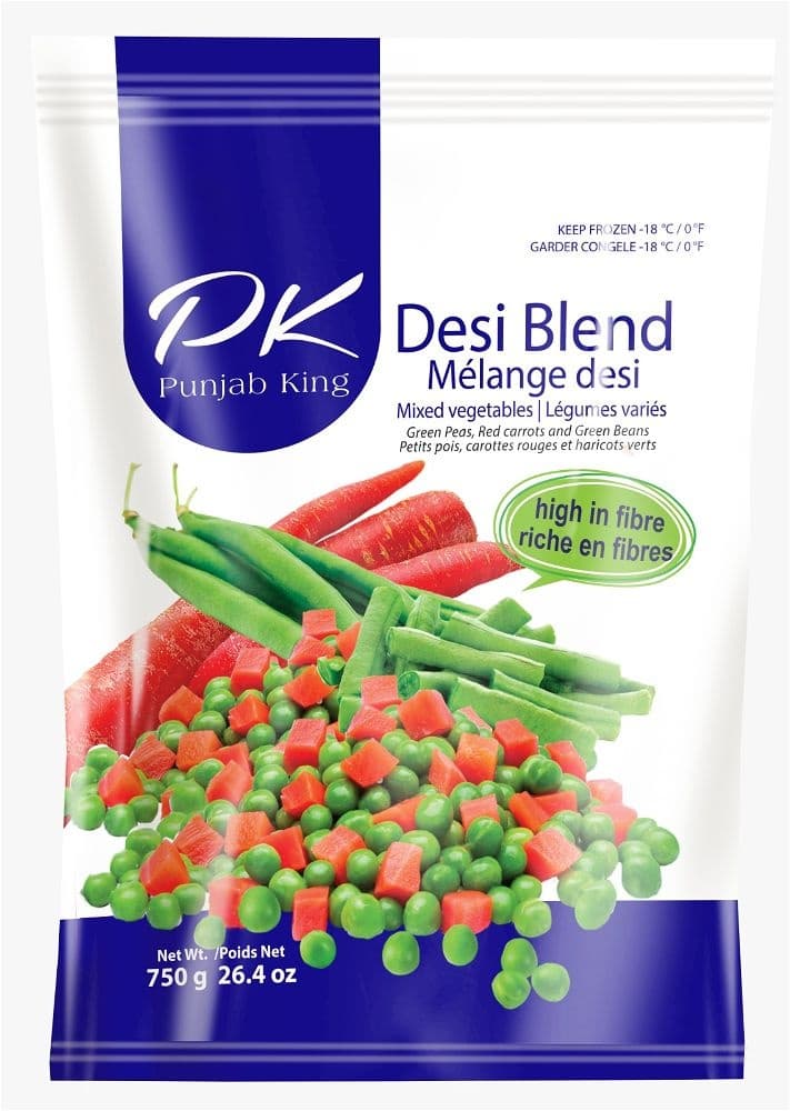 PK MIXED VEGETABLES 750GM - Frozen
