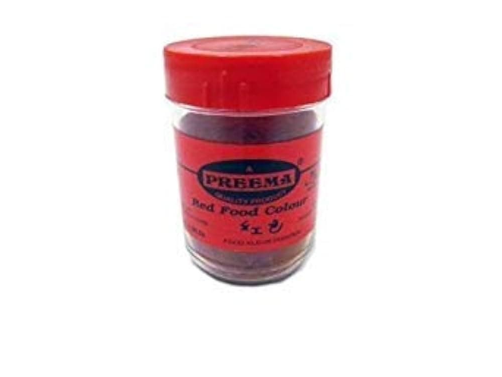 PREEMA BRIGHT RED 25GM - Cooking Essentials