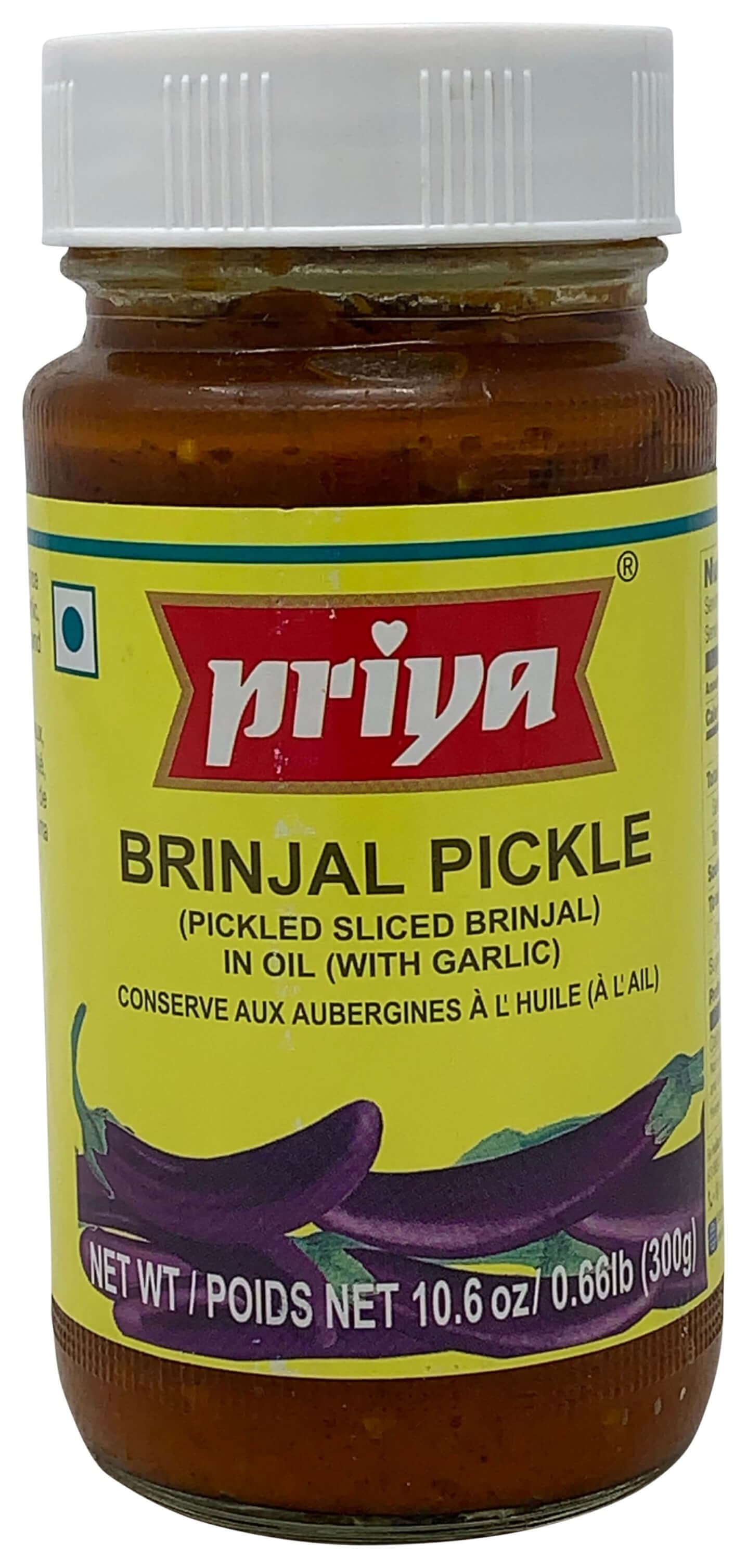 PRIYA BRINJAL PICKLE 300GM - Condiments
