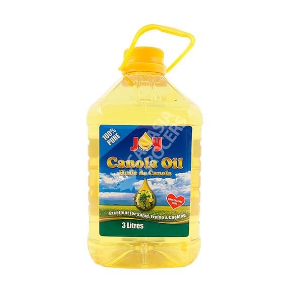 JOY CANOLA OIL 100% PURE 3 LTR - Cooking Essentials