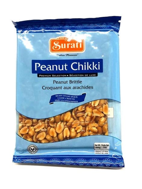 Surati Peanut Laddo Chikki 200g - Snacks