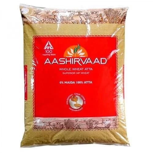 AASHIRVAAD WHOLE WHEAT 10LB - Flour & Grains