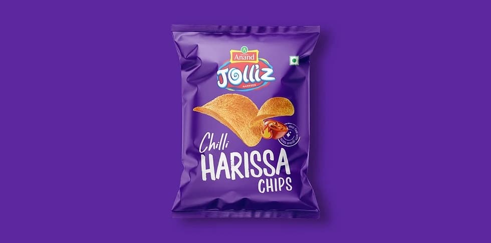 Anand Jolliz Chili Harisa Chips 135g - Snacks