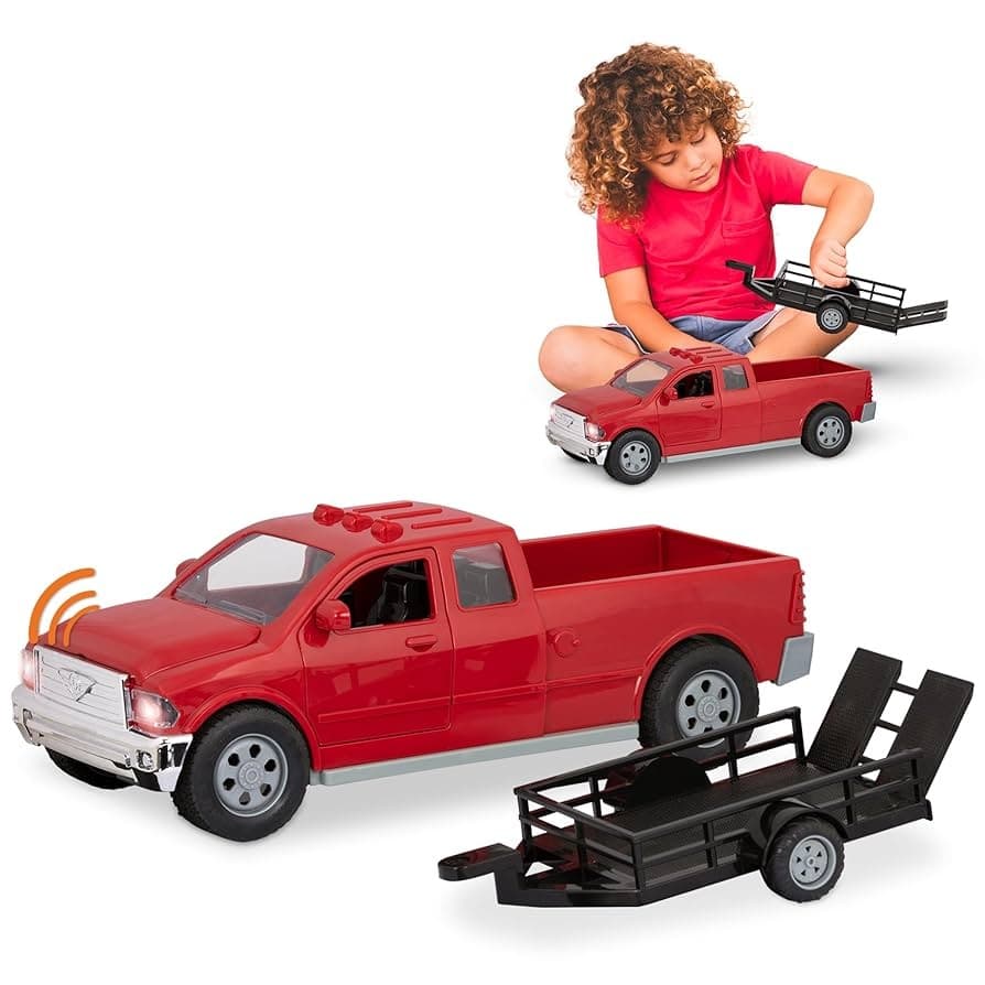 Pull Back Toy Truck Red - Kids Corner