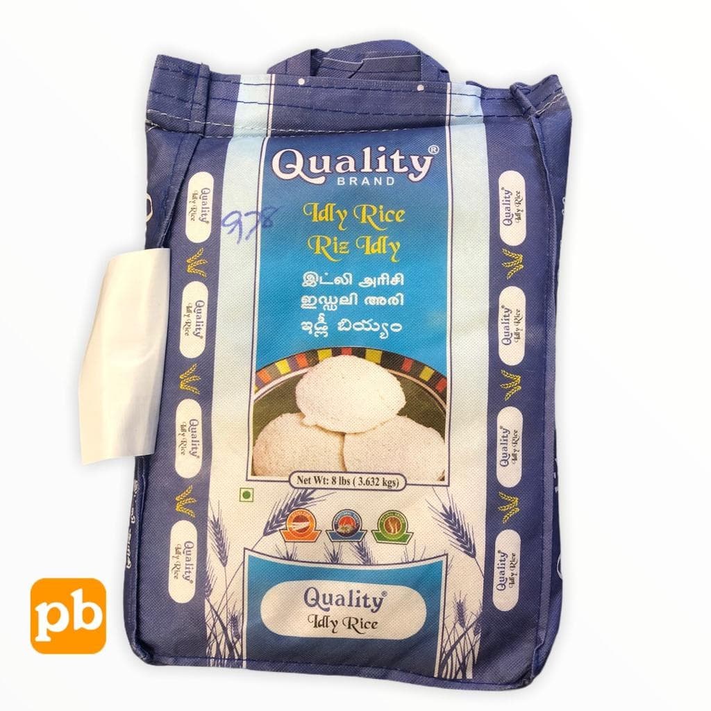 QLT IDLY RICE 8LB - Flour & Grains