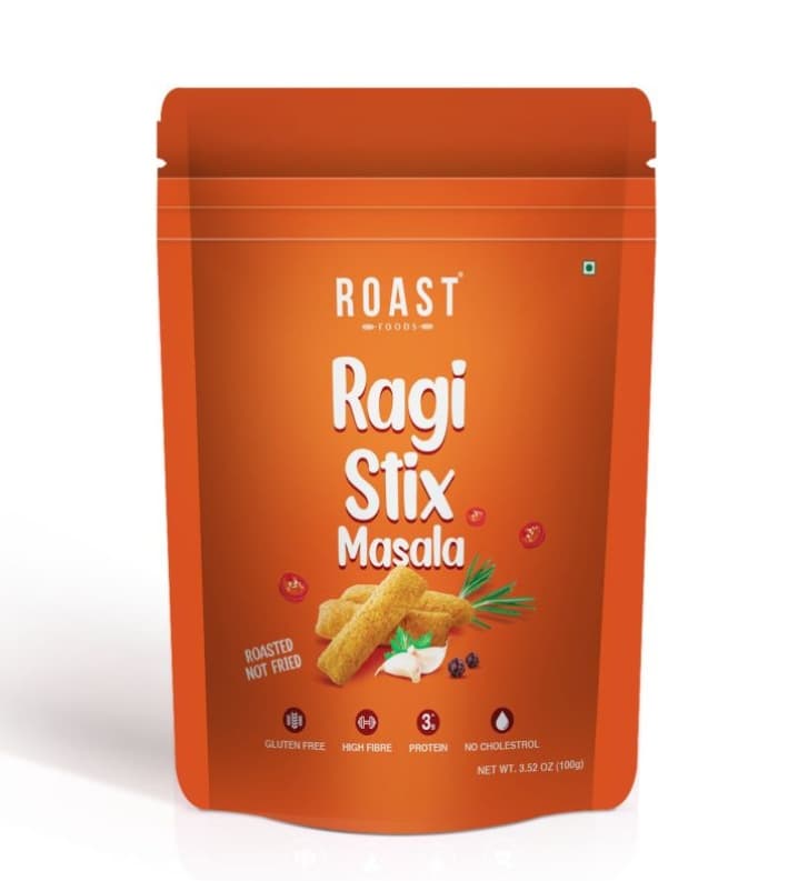 Namaste Ragi Masala Stix 100g - Snacks