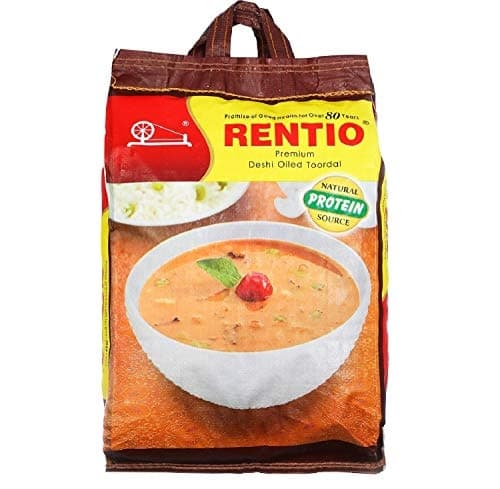Rentio Toor Dal Oily 10lb - Pulses