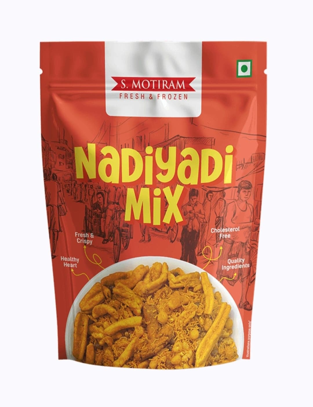 S Motiram Nadiyadi Mix 400g - Snacks