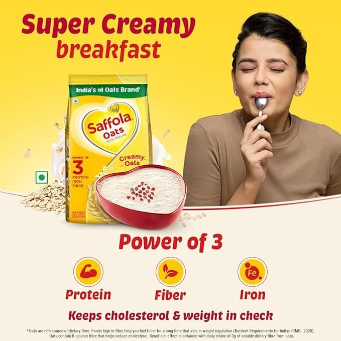 SAF CREAMY OATS 500GM - Flour & Grains
