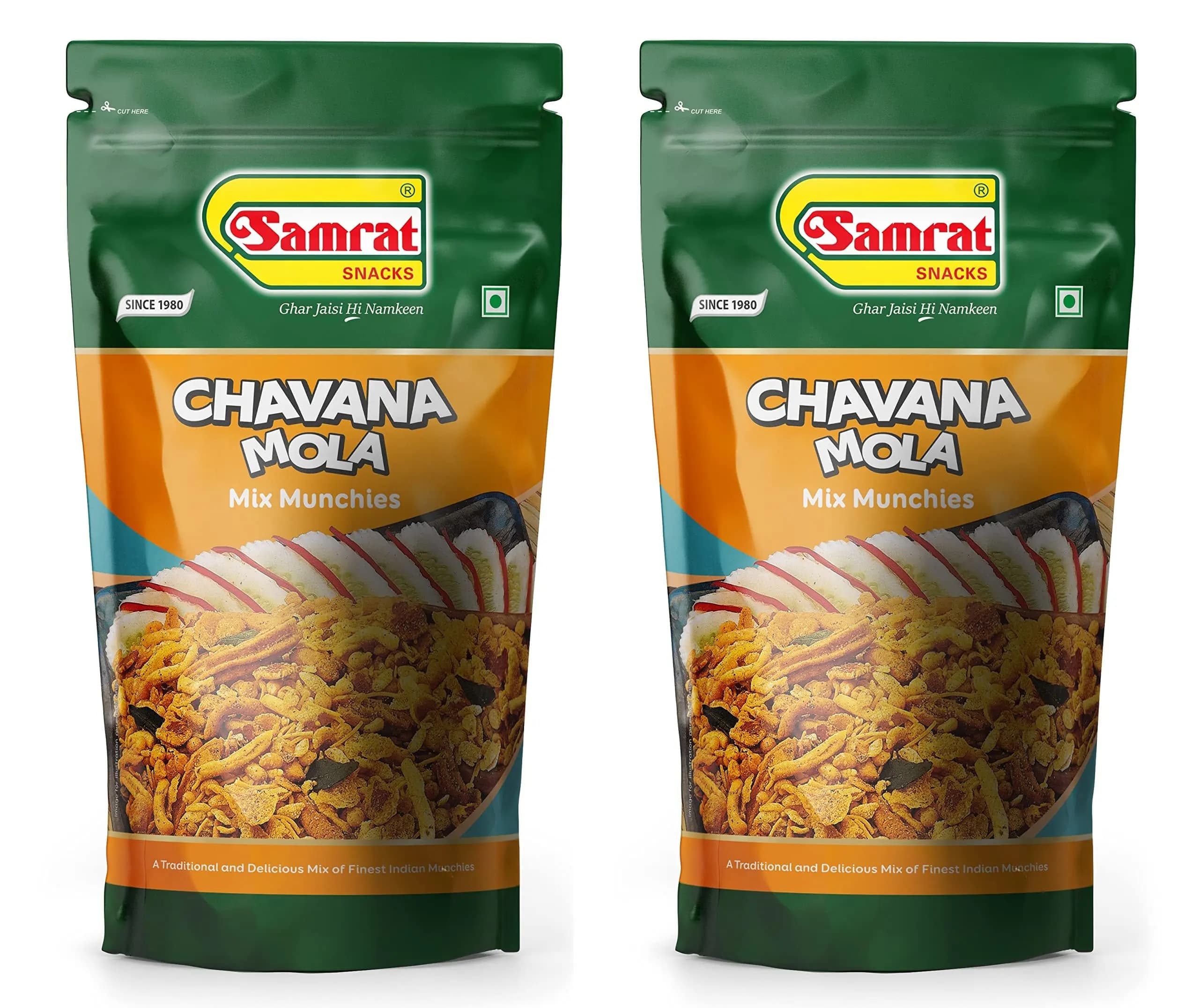 Samrat Chavana Mola 400g - Snacks