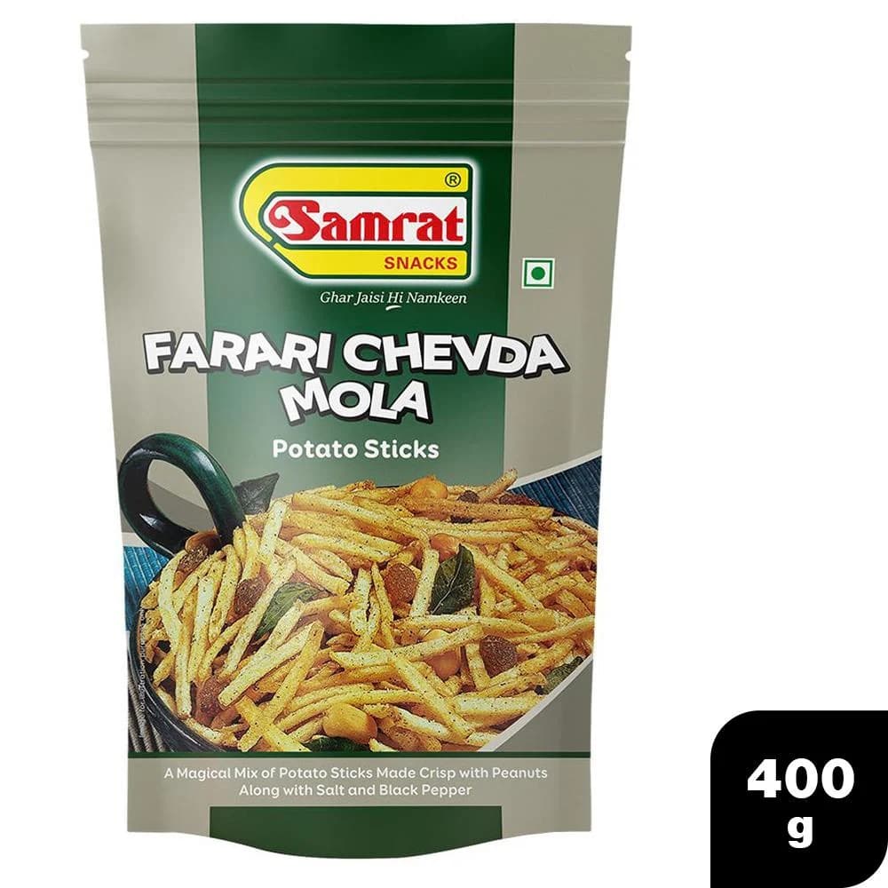 Samrat Farali Chevda Mola 400g - Snacks