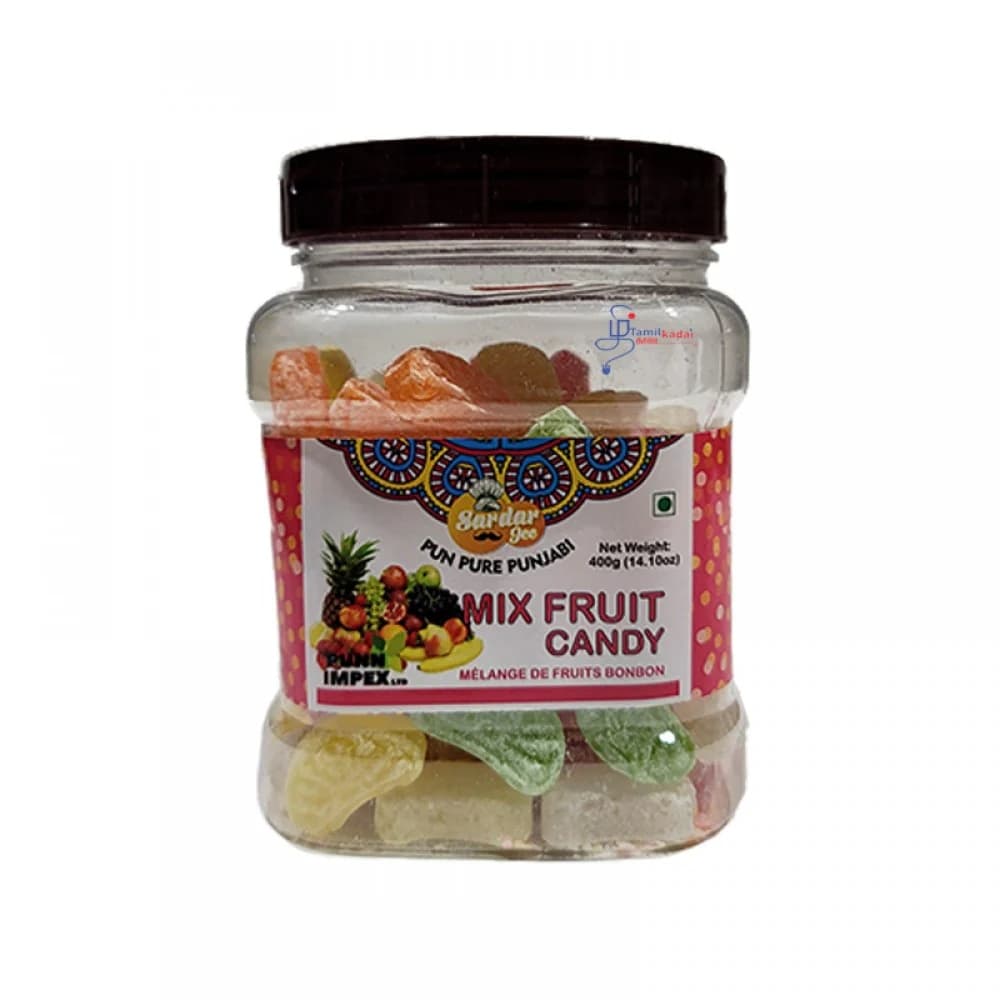 SARJEE MIX FRUIT CANDY 400G - Snacks