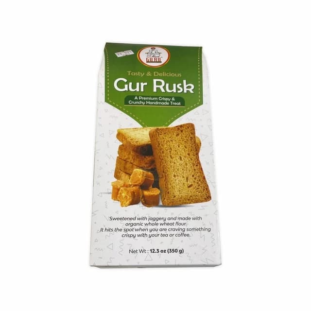 SARDAR JEE GUR RUSK 300G - Bakery & Bread