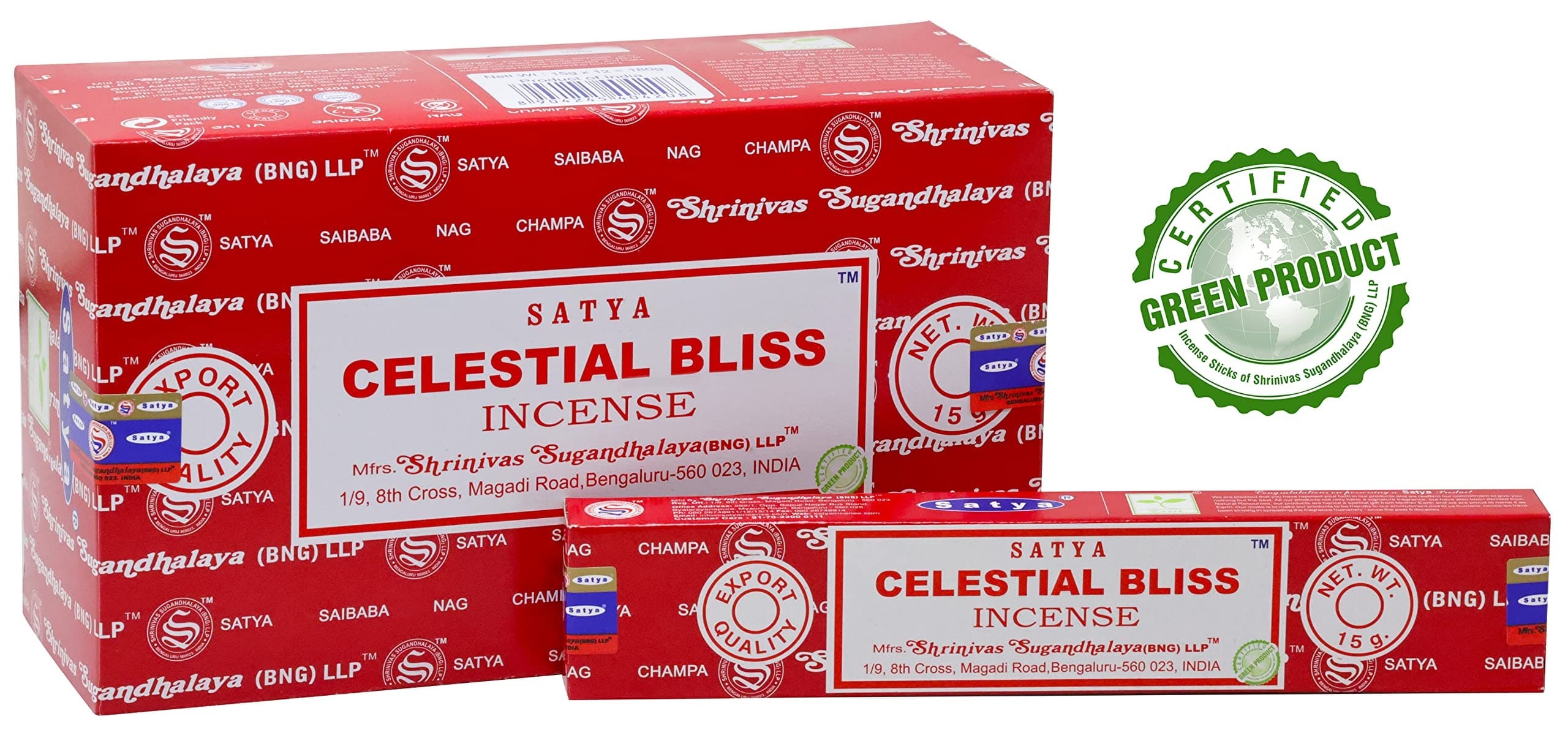Satya Bliss Incense 12 Pack - Religious