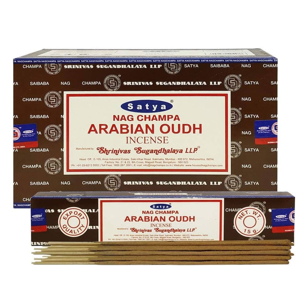 Satya Oudh Arabian Incense Sticks Pk-12 - Religious