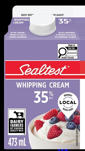 Sealtest Whipping Cream 35% 473ml - Dairy