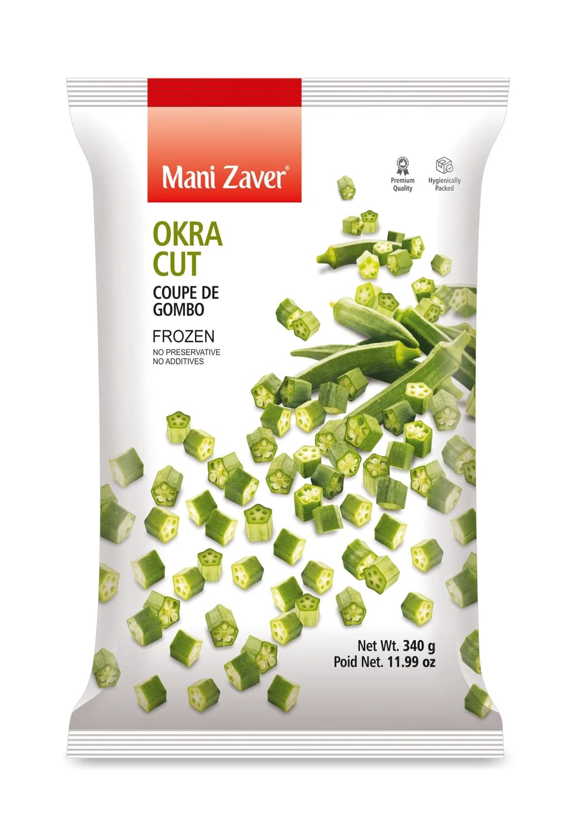 SEPL INGRANO OKRA CUT 340G - Frozen