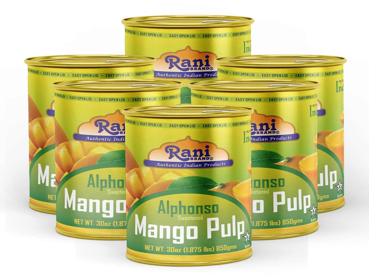 SG ALPONSO MANGO PULP 850GM X 6PK - Condiments