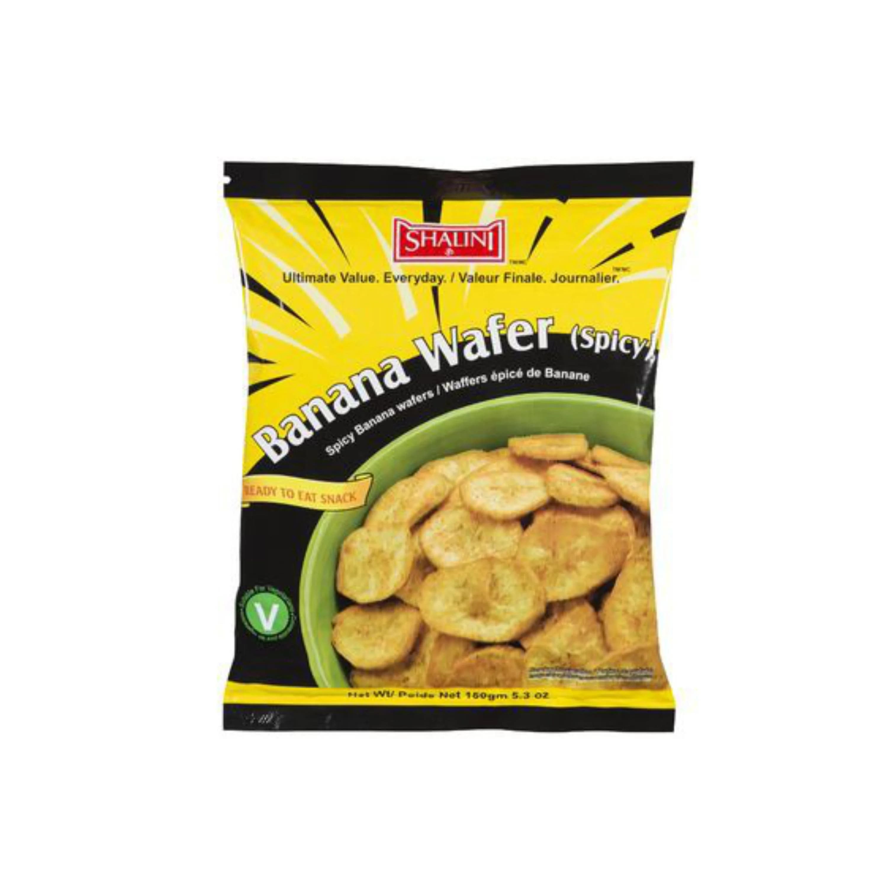 Shalini Spicy Banana Wafer 150g - Snacks