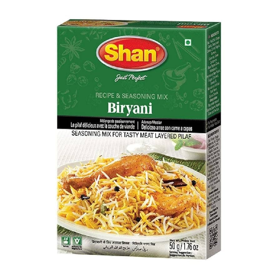 SHAN BIRYANI MASALA 50GM - Spices and Herbs
