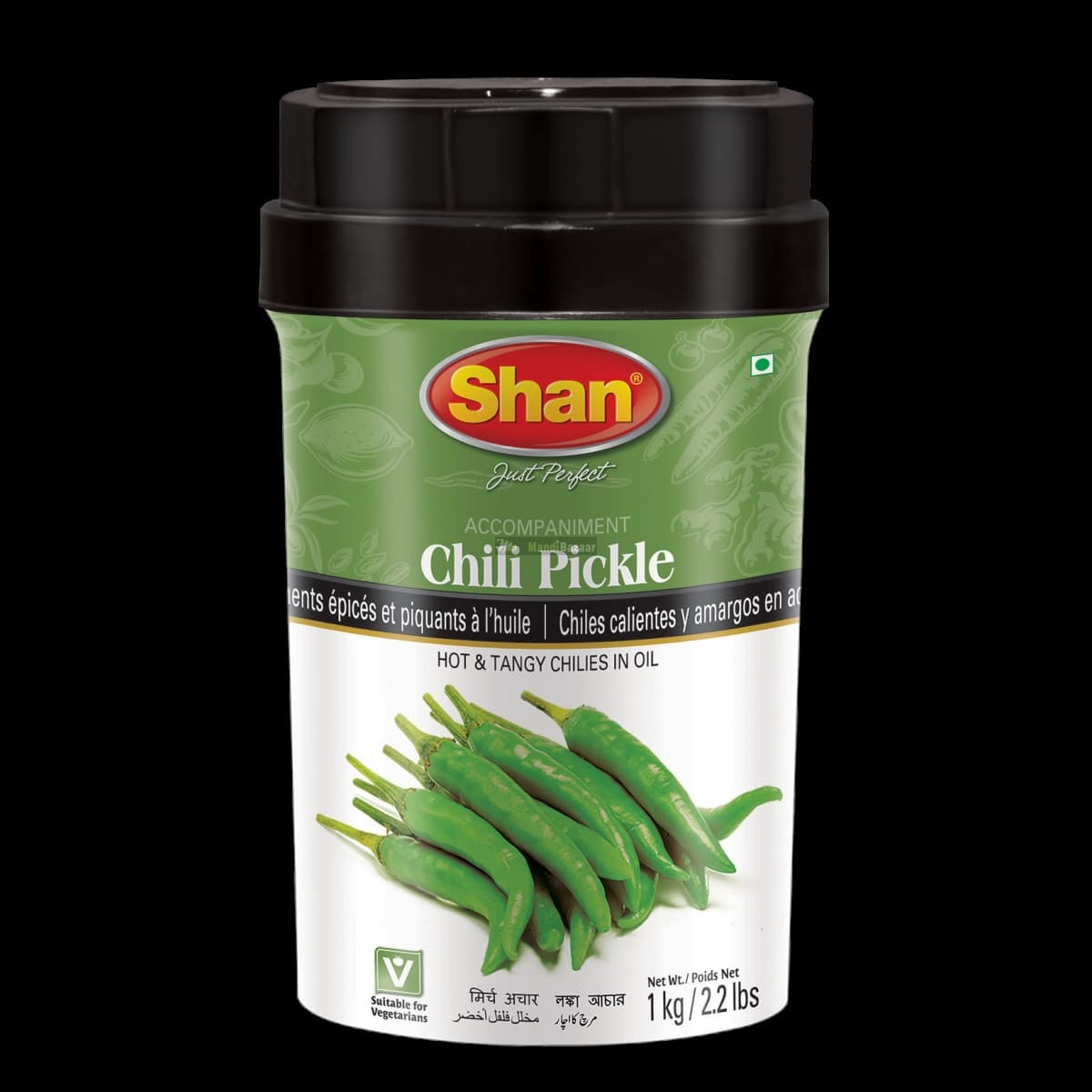 SHAN CHILLI PICKLE 1KG - Condiments